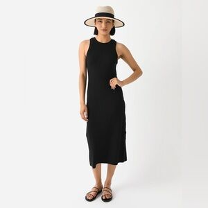 Vince Ribbed High-Neck Tank Dress